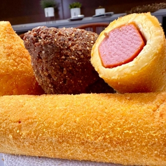 COXINHA CARNE C/MASSA MAND GRANDE